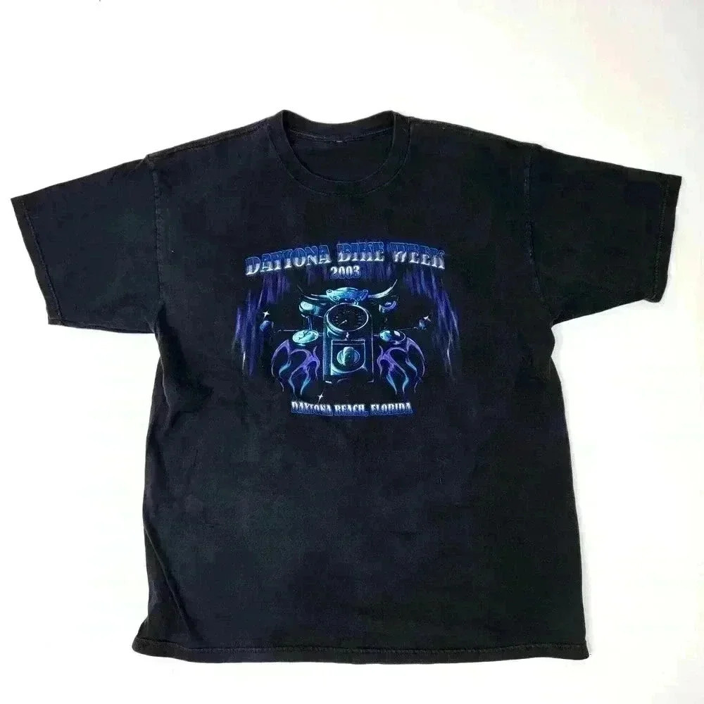 Vintage 2003 Y2K Harley-Davidson Daytona Bike Week Gator Tee Shirt - XXL - Picture 2 of 5